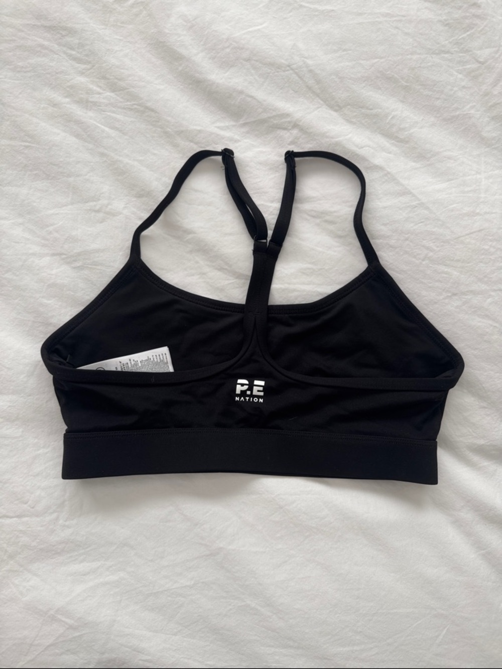 P.E Nation Black Bike Shorts with Matching Sports Bra - Picture 2 of 2